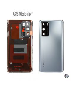 Tapa trasera Huawei P40 Plateado Original
