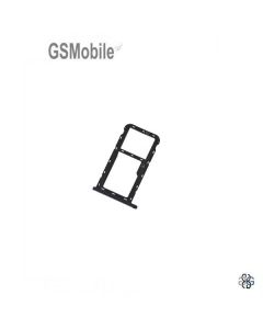 Bandeja SIM y SD para ZTE Blade A52 - Negro