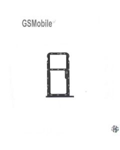 Bandeja porta SIM para ZTE Blade A72 5G - Negro