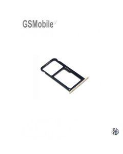 Bandeja sim y microSD Huawei P8 Lite 2017 Dorado