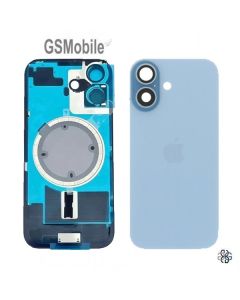 Tapa trasera + Soporte de metal para iPhone 17 Azul