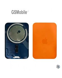Tapa trasera + Soporte de metal para iPhone 17 Pro Naranja