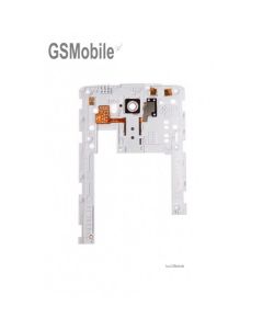 Chasis con cristal de camara LG G3 D855 Blanco
