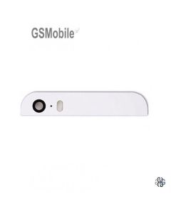 Embellecedor camara con cristal iPhone 5S Blanco