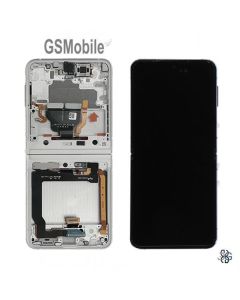 Original Full Screen Display for Samsung Z Flip4 Galaxy F721B Original - White