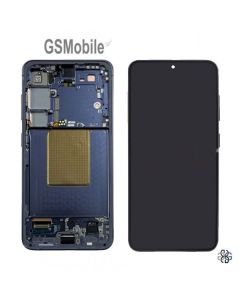 Original Complete Screen with Frame for Samsung S24 Galaxy S921b Purple