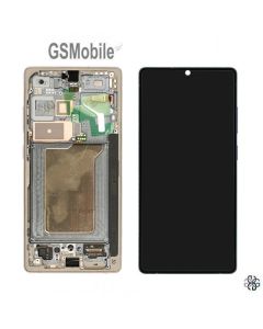 Original Complete Screen with Frame for Samsung S25 Ultra Galaxy S938b Titanium