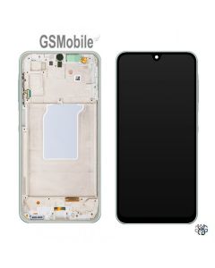 Original Complete Screen with Frame for Samsung A26 5G Galaxy A266b Green