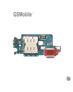 USB Type-C Charging Port Board with Microphone and SIM Card Reader for Samsung Galaxy S24 S921B