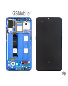 Pantalla completa con marco para Xiaomi Mi9 Azul