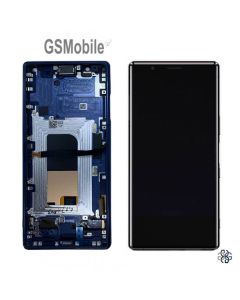 Pantalla completa con marco para Sony Xperia 5 Original Azul