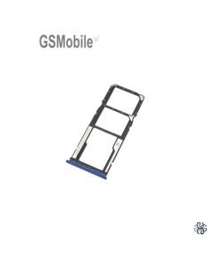 Bandeja SIM & MicroSD para Xiaomi Redmi 9A Azul