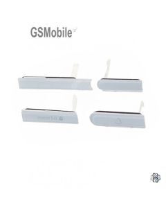 Set tapas laterales Sony Xperia Z L36H Blanco