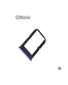 Bandeja tarjeta SIM para Oppo Find X2 Lite Azul