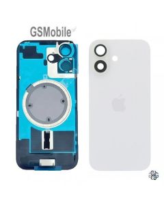 Tapa trasera + Soporte de metal para iPhone 17 Blanco